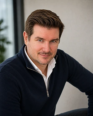 Portrait of M. Becker, founder and software architect of Kernas